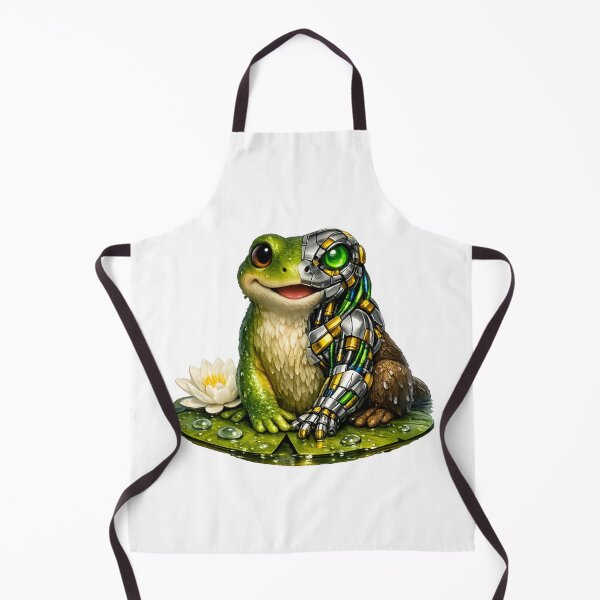 Item preview, Biomechanical Frog – Futuristic Nature Fusion designed and sold by Naturalite19.