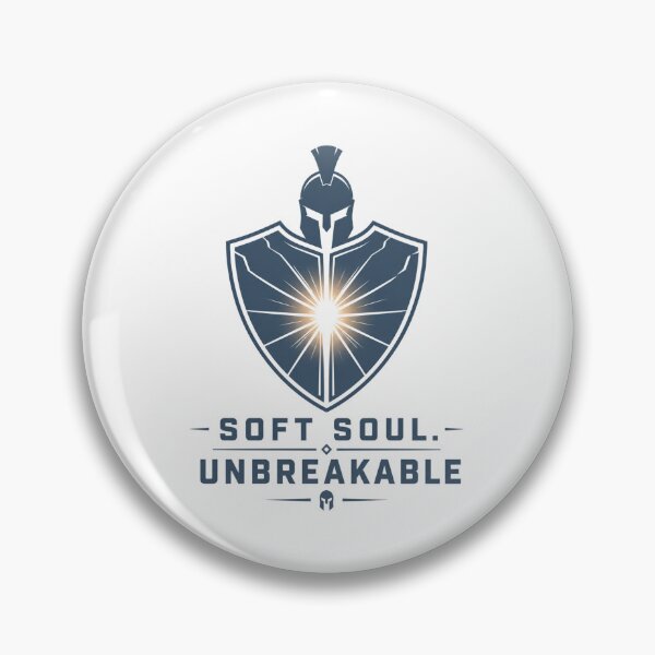 Item preview, Soft Soul Unbreakable Spirit – Emotional Strength Warrior Tee designed and sold by ZorviqueStudio.