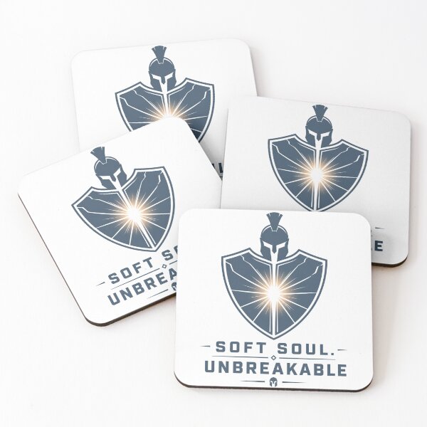 Item preview, Soft Soul Unbreakable Spirit – Emotional Strength Warrior Tee designed and sold by ZorviqueStudio.