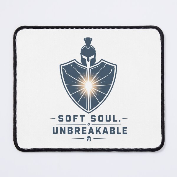 Item preview, Soft Soul Unbreakable Spirit – Emotional Strength Warrior Tee designed and sold by ZorviqueStudio.
