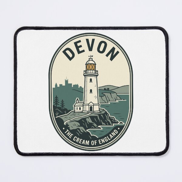Item preview, Vintage Devon Lighthouse Coastal Travel Badge designed and sold by k3rstman1.
