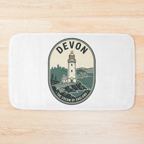Item preview, Vintage Devon Lighthouse Coastal Travel Badge designed and sold by k3rstman1.