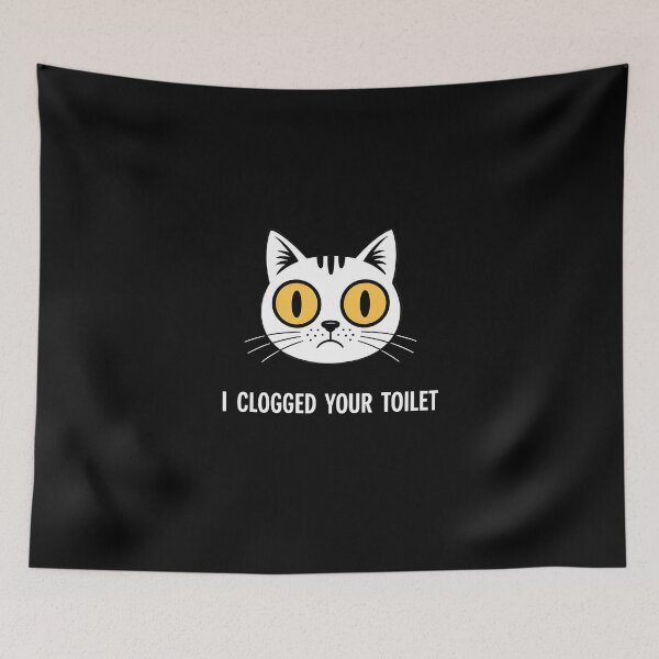 Item preview, I Clogged Your Toilet Funny Brainrot Chaotic Meme Energy designed and sold by Redgiant87x.