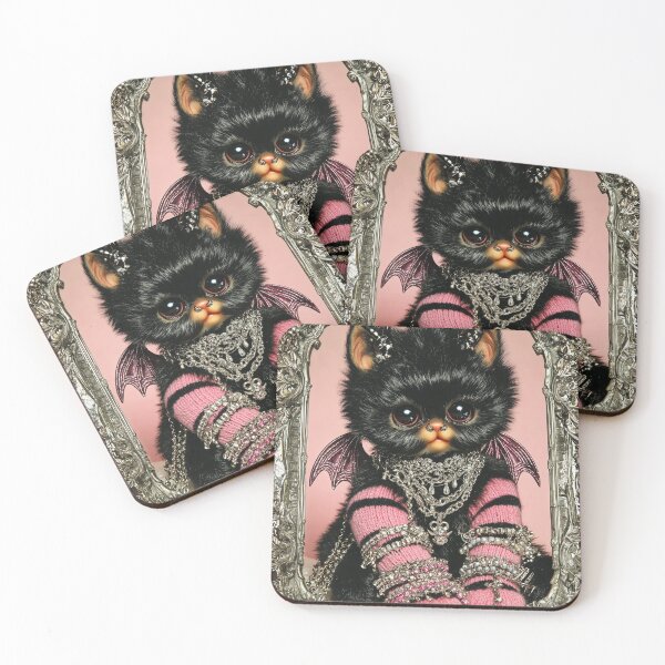Item preview, Black cat with bat wings — Emo Scene Gothic Style designed and sold by sole-vika.