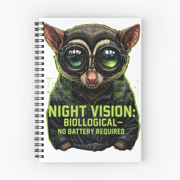 Item preview, Cyberpunk Night Vision Animal Funny Sci-Fi Gamer designed and sold by etuvibes.