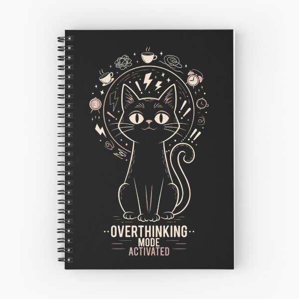 Item preview, Cat Overthinking Mode Activated designed and sold by Carlos Merino Jaime.
