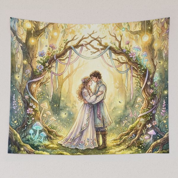 Item preview, Enchanted Fairycore Forest Wedding Romance designed and sold by Petal & Pattern Co.