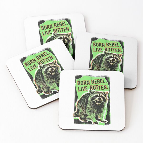 Item preview, Rotten Trash Panda: No.1: Born Rebel Live Rotten designed and sold by NO BEAVER NO PUNK.