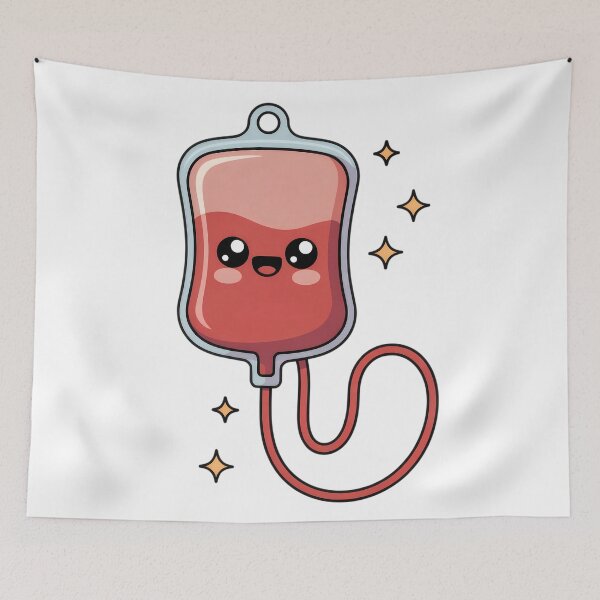 Item preview, Kawaii Blood Donation Bag World Donor Day designed and sold by AbanoubStore.