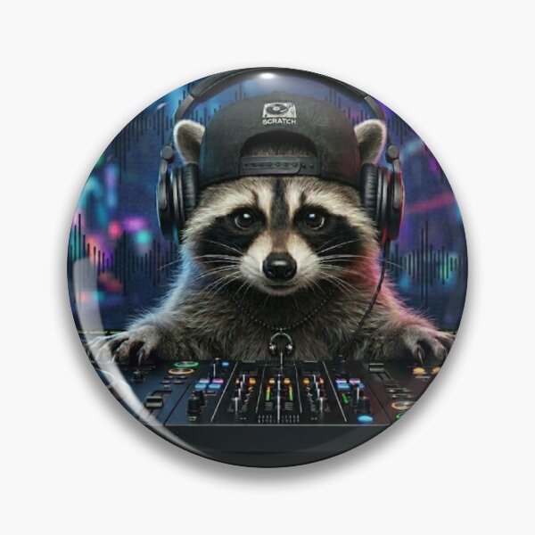 Item preview, DJ Raccoon: Scratch Master Nightclub Edition designed and sold by Wild Hare.
