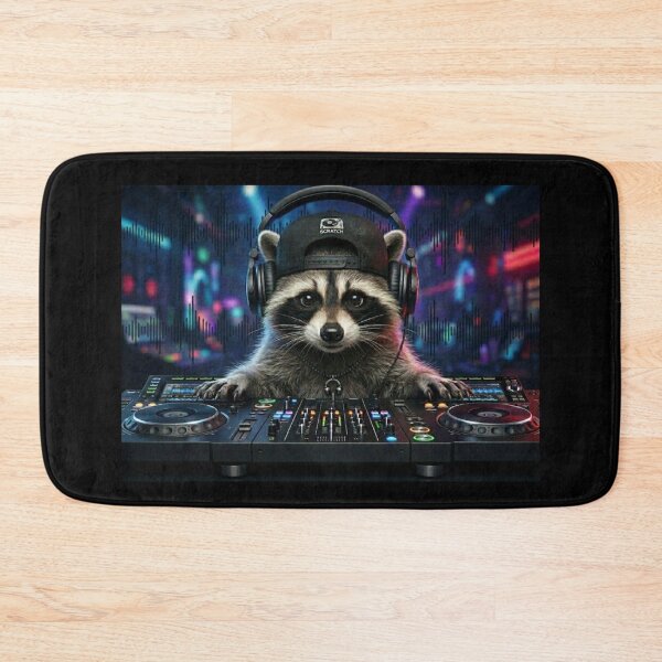 Item preview, DJ Raccoon: Scratch Master Nightclub Edition designed and sold by Wild Hare.