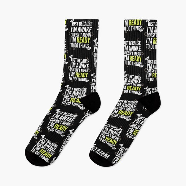 Item preview, Just Because I'm Awake Funny Awake Funny Graphic with Sarcastic Humor designed and sold by Redgiant87x.