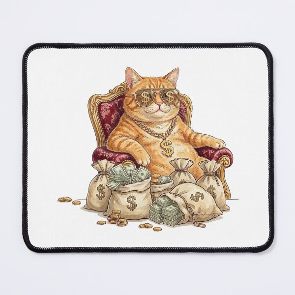 Item preview, Cat and money designed and sold by snoWorkshop.