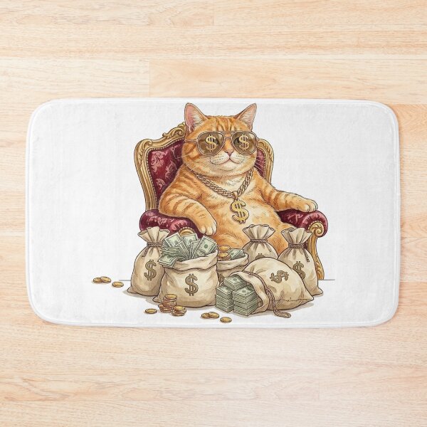 Item preview, Cat and money designed and sold by snoWorkshop.