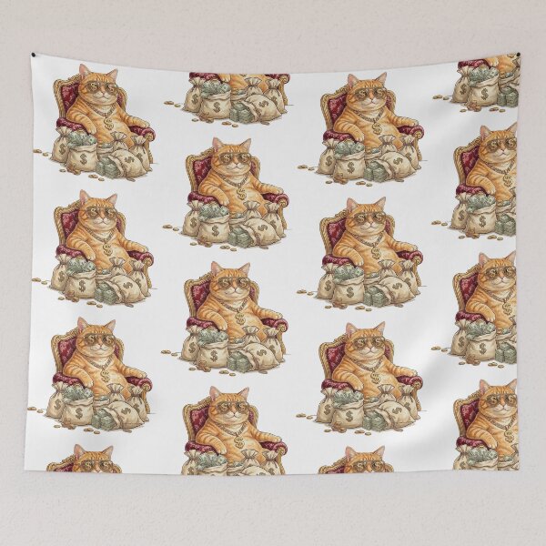 Item preview, Cat and money designed and sold by snoWorkshop.