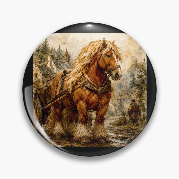 Item preview, Breton Heritage: Strength, Nobility & Timeless Equine Art #12 designed and sold by Helios Be. Lavsh.