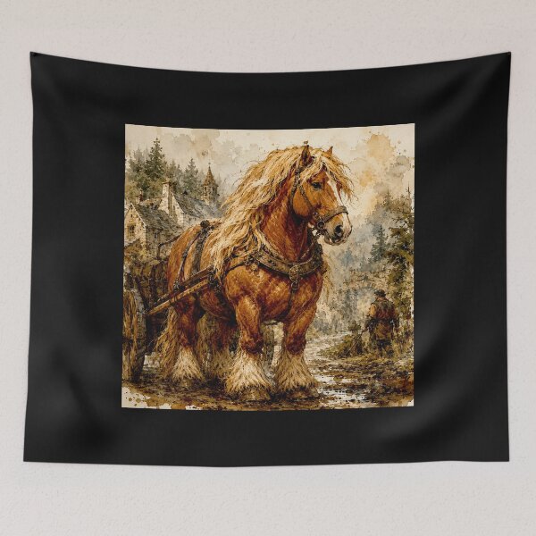 Item preview, Breton Heritage: Strength, Nobility & Timeless Equine Art #12 designed and sold by Helios Be. Lavsh.