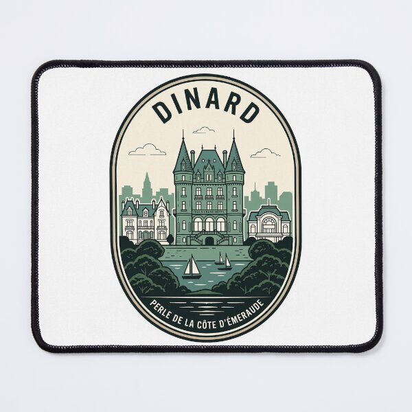Item preview, Vintage Dinard France Emerald Coast Travel Badge designed and sold by k3rstman1.