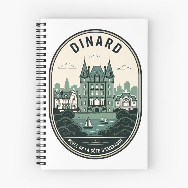 Item preview, Vintage Dinard France Emerald Coast Travel Badge designed and sold by k3rstman1.