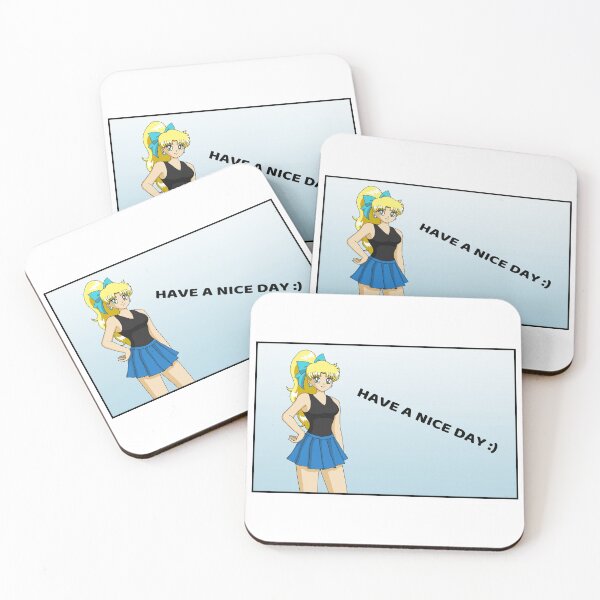 Item preview, Anime girl 1 - ver.2 - Have a nice day designed and sold by LadyRose90PL.