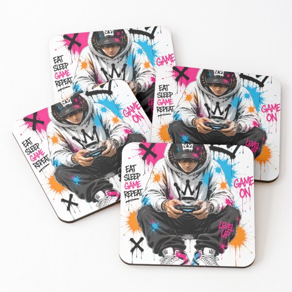 Item preview, Gaming Streetwear Graffiti Shirt | Urban Gamer Style designed and sold by Golden Era Studio.