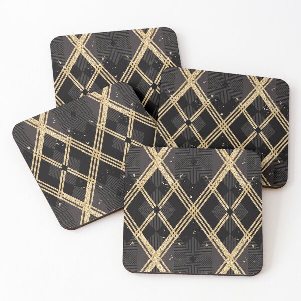 Item preview, Art Deco Noir Diamond Pattern designed and sold by Exodoi.