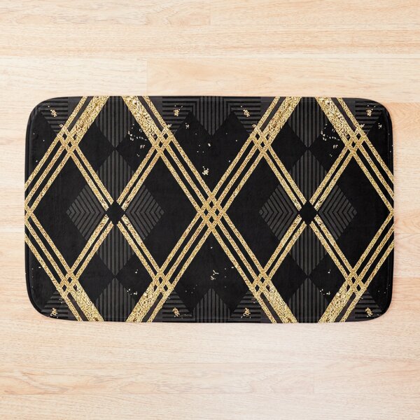 Item preview, Art Deco Noir Diamond Pattern designed and sold by Exodoi.