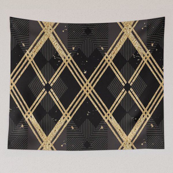 Item preview, Art Deco Noir Diamond Pattern designed and sold by Exodoi.