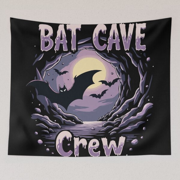Item preview, Bat Cave Crew Halloween Vintage Goth T-Shirt designed and sold by Valisdesign.