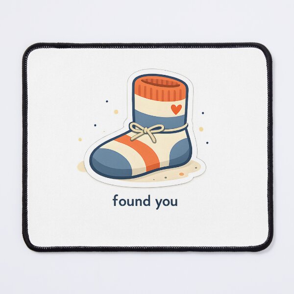 Item preview, Found You Minimal Lost Sock Design designed and sold by Naviora.