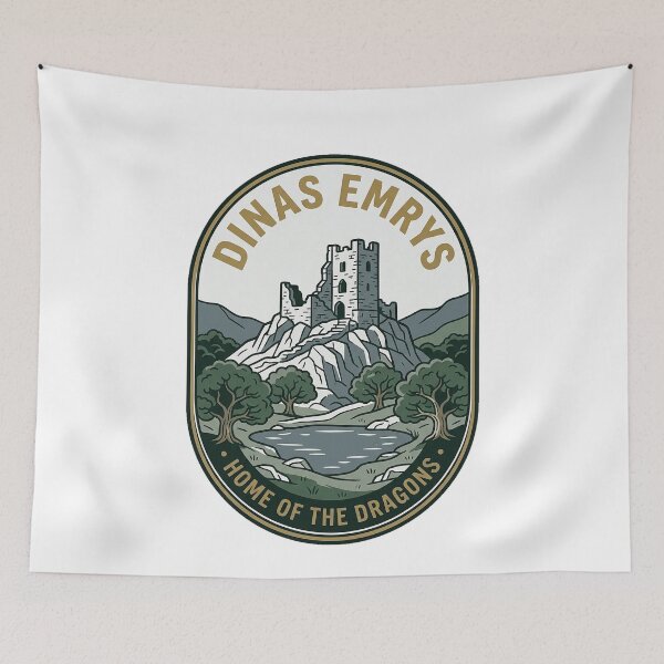 Item preview, Dinas Emrys Home of the Dragons Welsh Castle designed and sold by k3rstman1.