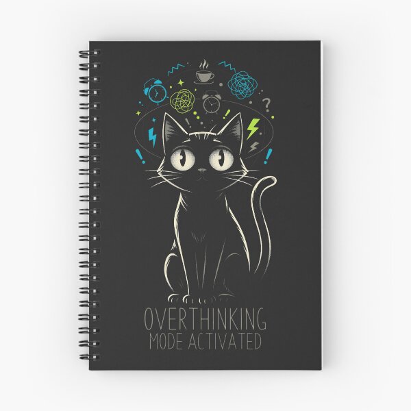 Item preview, Cat Overthinking Mode Activated designed and sold by Carlos Merino Jaime.
