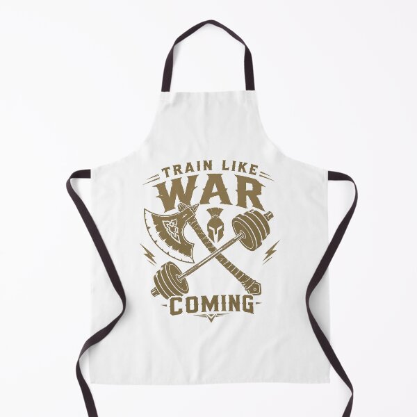 Item preview, Train Like War Is Coming – Hardcore Gym Warrior T-Shirt designed and sold by ZorviqueStudio.