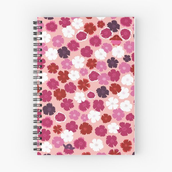 Item preview, Pink, Red, Purple and White Sweet Williams (with a couple hidden penguins) designed and sold by Alicia Illustration.
