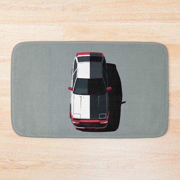Item preview, Toyota AE86 Trueno Split White and Black Top View Vector Art designed and sold by Motorline44.
