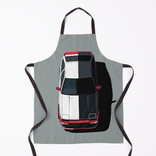 Item preview, Toyota AE86 Trueno Split White and Black Top View Vector Art designed and sold by Motorline44.