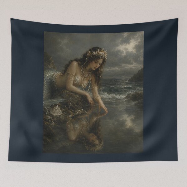 Item preview, Stormy day Mermaid designed and sold by CashCrow.