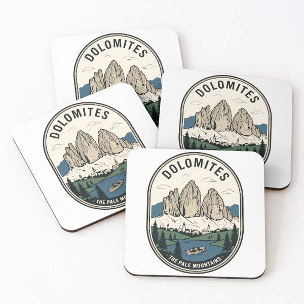 Item preview, Vintage Dolomites Italy The Pale Mountains Badge designed and sold by k3rstman1.