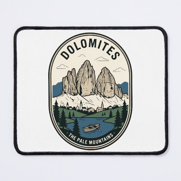 Item preview, Vintage Dolomites Italy The Pale Mountains Badge designed and sold by k3rstman1.
