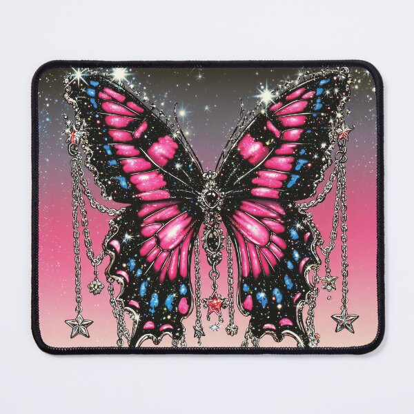 Item preview, Butterfly with stars and chains — Emo Scene Gothic Style designed and sold by sole-vika.