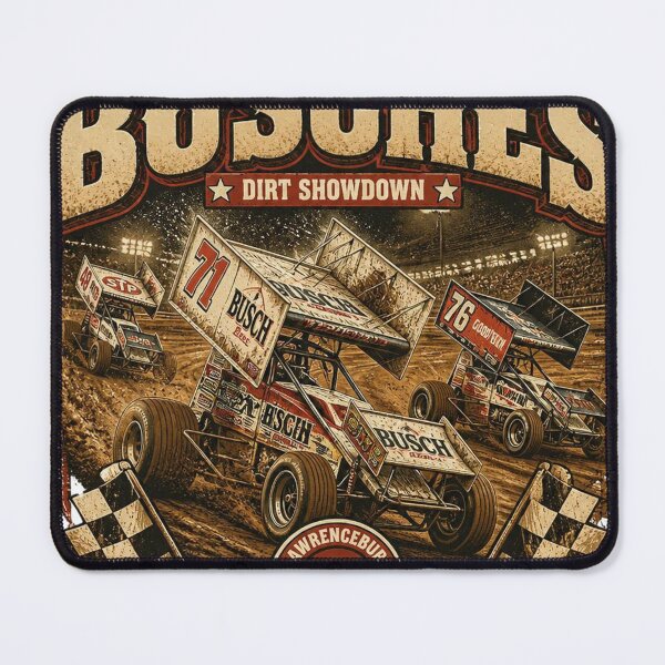 Item preview, Battle of the Busches Vintage Dirt Track Racing designed and sold by ACHIZ.