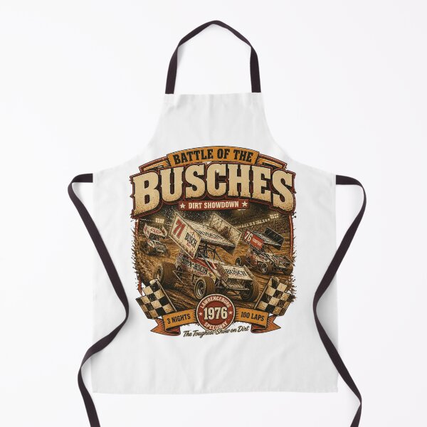 Artikelvorschau, Battle of the Busches Vintage Dirt Track Racing entworfen und verkauft von ACHIZ.
