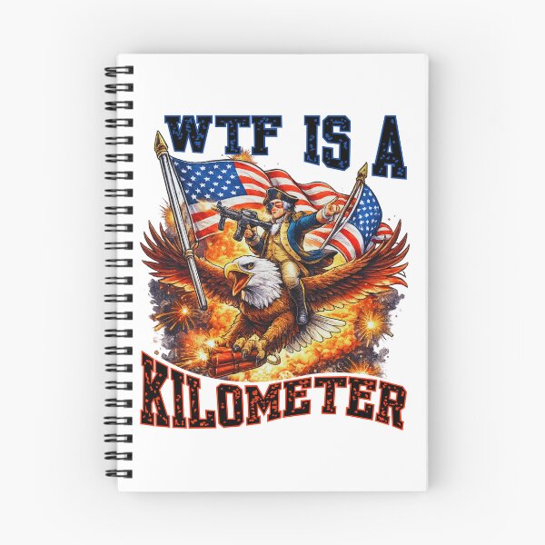 Item preview, WTF Is A Kilometer Funny American Meme T-Shirt | Patriotic Humor Design designed and sold by Teetreasure2.