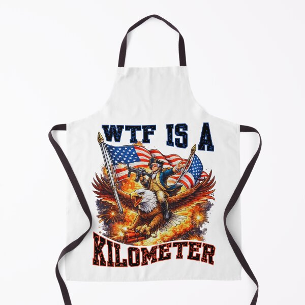 Item preview, WTF Is A Kilometer Funny American Meme T-Shirt | Patriotic Humor Design designed and sold by Teetreasure2.