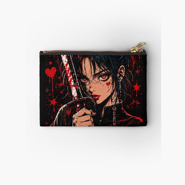 Item preview, Love Kills – Dark Anime Samurai Girl | Gothic Broken Heart Aesthetic designed and sold by saamessart.