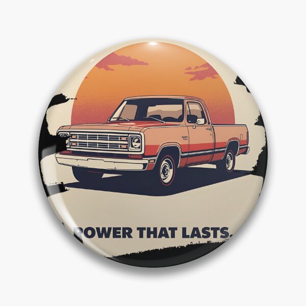 Item preview, Dodg D100 1972 pickup framed by a retro sunset nostalgic background 22 designed and sold by Neon G.