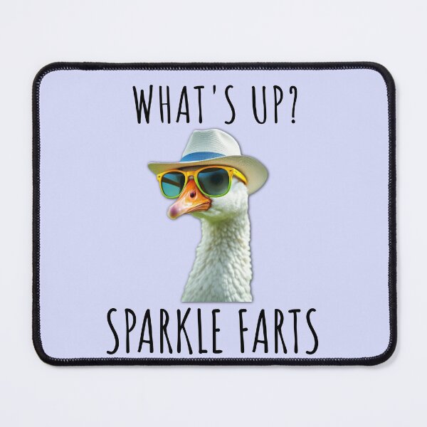 Item preview, SPARKLE FARTS GOOSE designed and sold by Squirrel Adventurous.