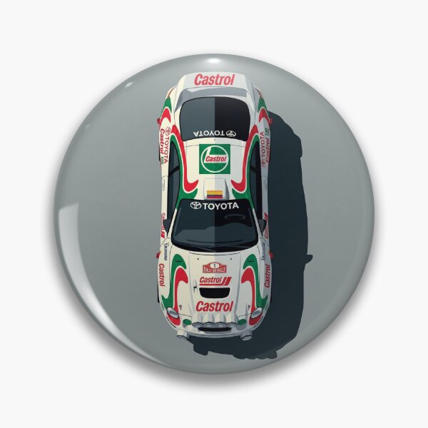 Item preview, Toyota Celica GT-Four ST185 Castrol WRC Rally Top View Vector Art designed and sold by Motorline44.