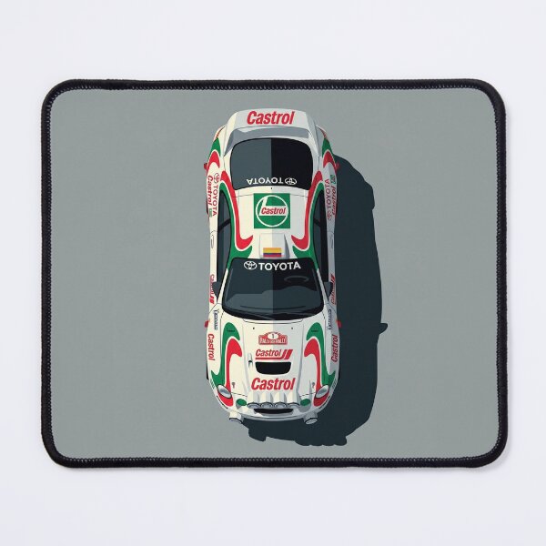 Item preview, Toyota Celica GT-Four ST185 Castrol WRC Rally Top View Vector Art designed and sold by Motorline44.