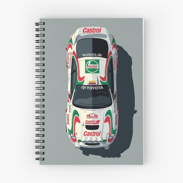 Item preview, Toyota Celica GT-Four ST185 Castrol WRC Rally Top View Vector Art designed and sold by Motorline44.